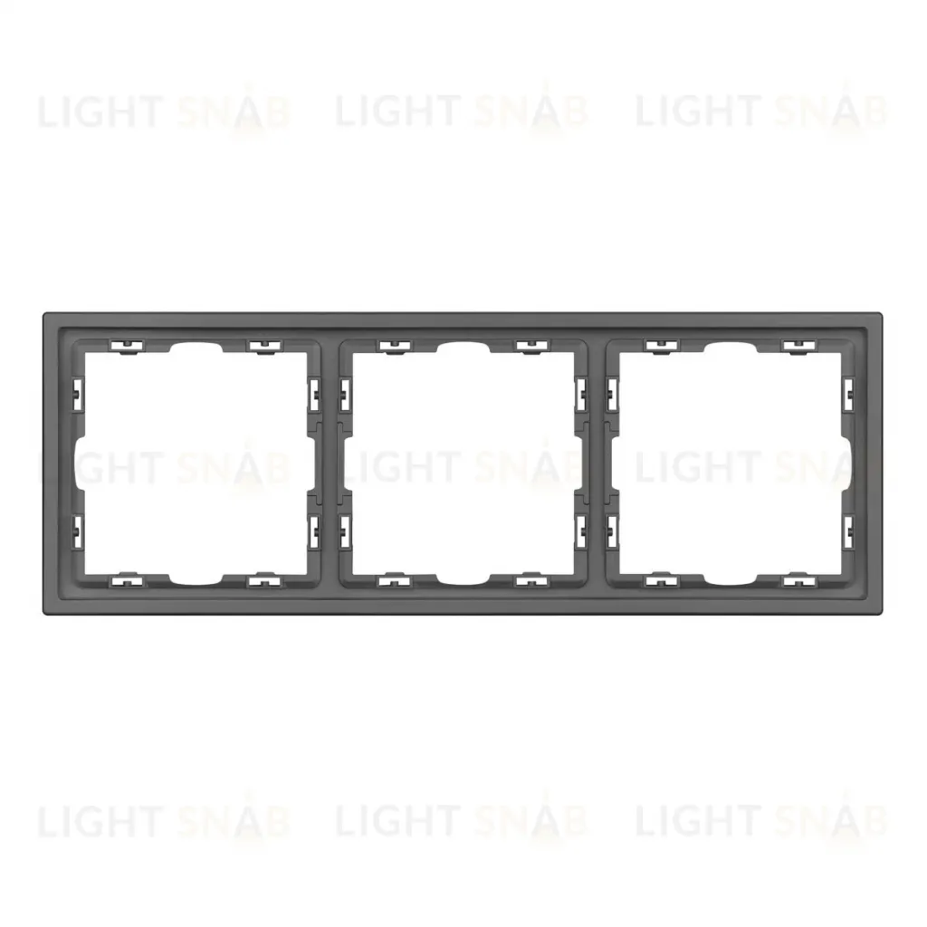 Рамка пластиковая Arlight FRM-NOBE-SFPL-3-GR 054222 054222