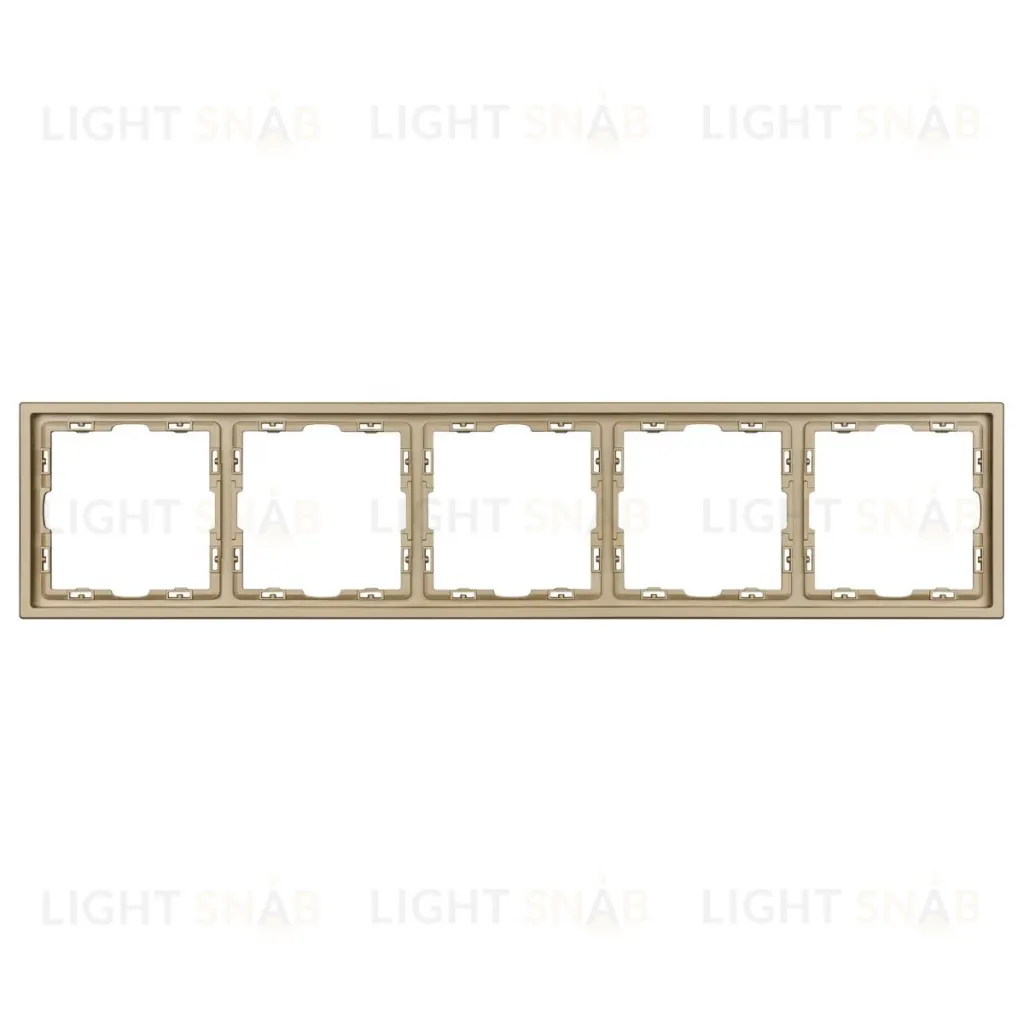 Рамка пластиковая Arlight FRM-NOBE-SFPL-5-GD 054229 054229