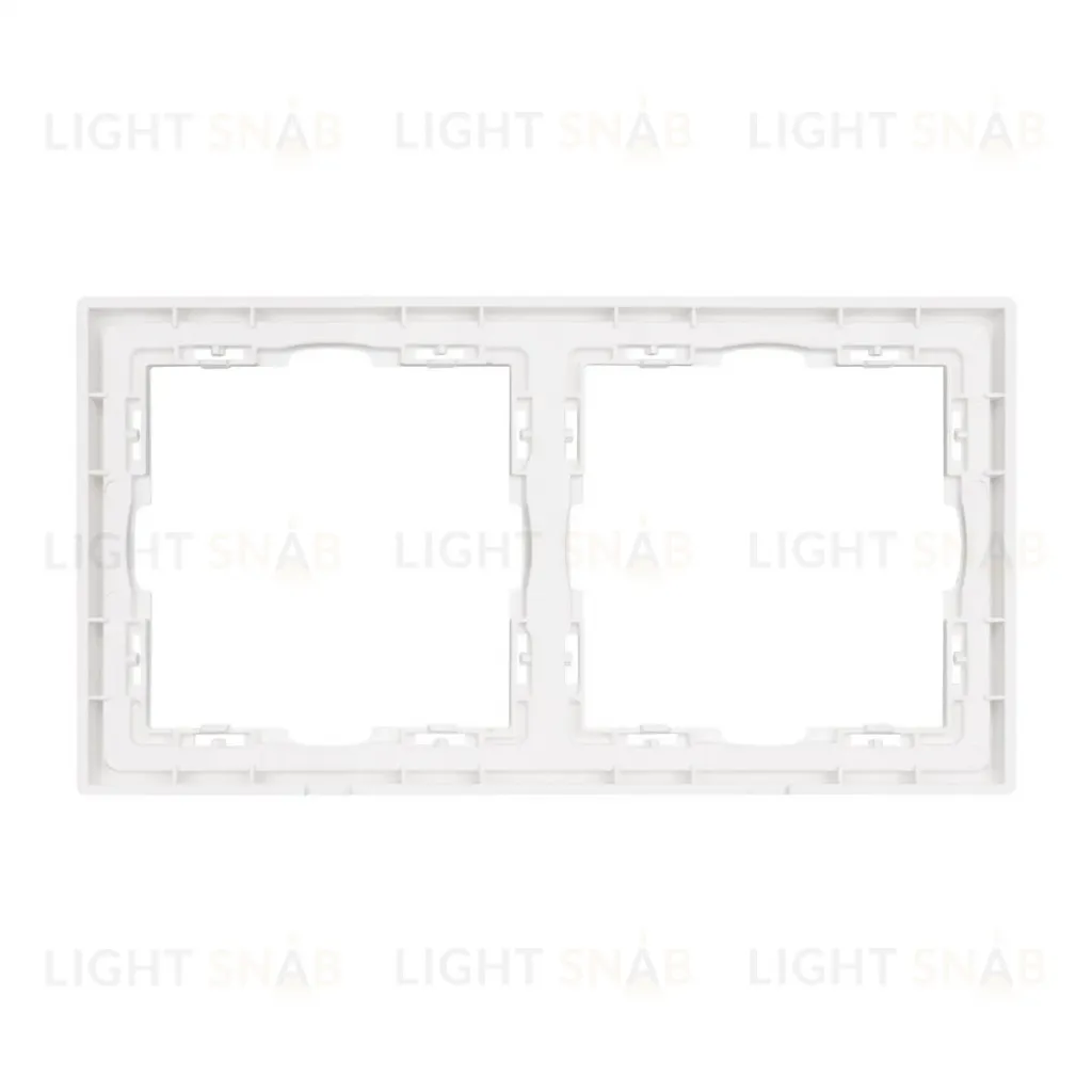 Рамка пластиковая Arlight FRM-NOBE-SFPL-2-WH 054215 054215