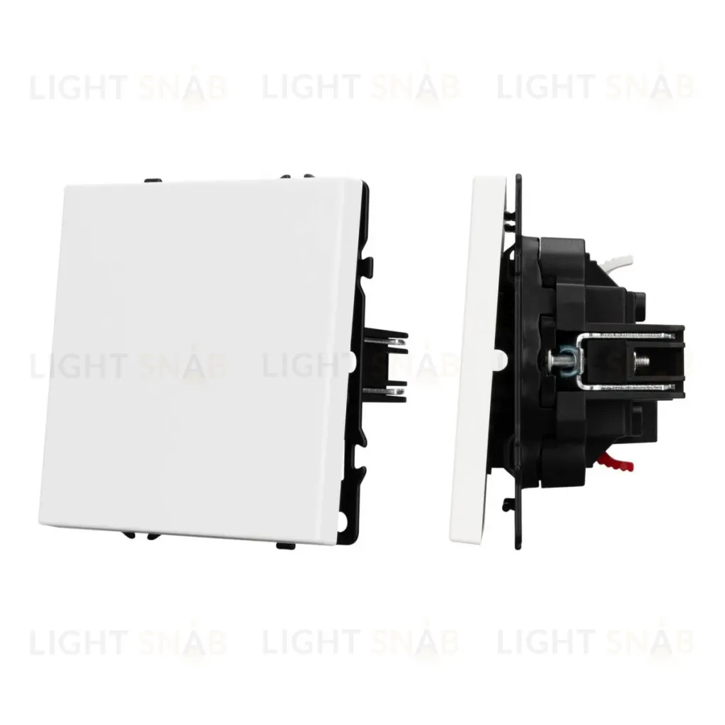 Механизм выключателя одноклавишный проходной Arlight SWT-NOBE-MKP1-SFPL-WH (230V, 10A) 054235 054235