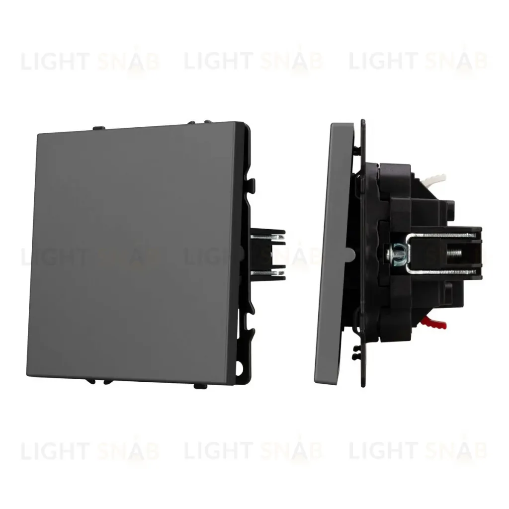 Механизм выключателя одноклавишный проходной Arlight SWT-NOBE-MKP1-SFPL-GR (230V, 10A) 054248 054248