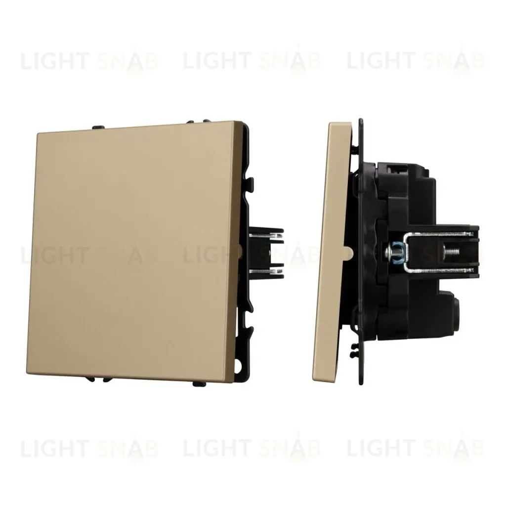 Механизм выключателя одноклавишный перекрестный Arlight SWT-NOBE-MKX1-SFPL-GD (230V, 10A) 054250 054250