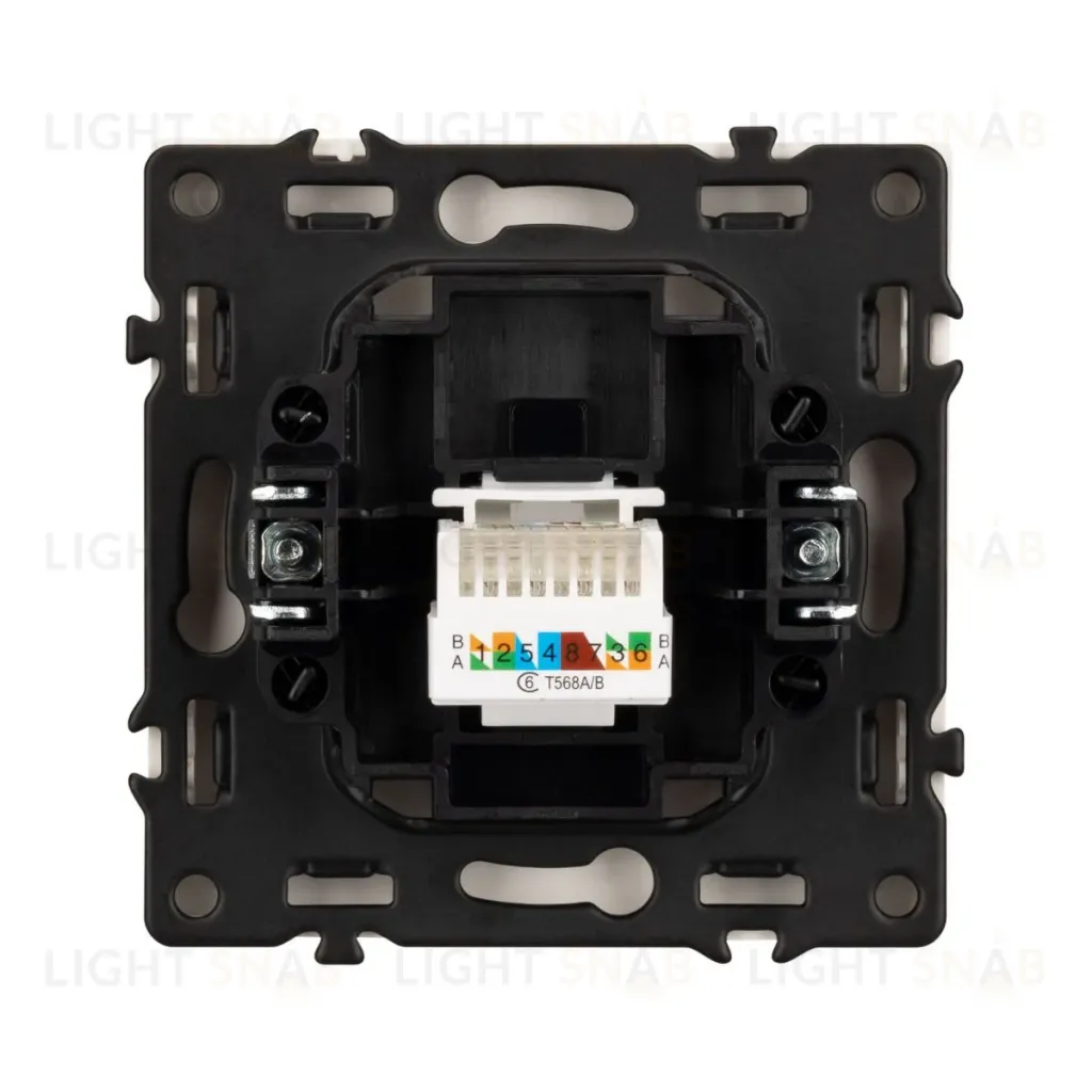 Механизм компьютерной розеткиArlight  SCT-NOBE-MPC1-SFPL-GD (RJ-45, CAT6) 054306 054306