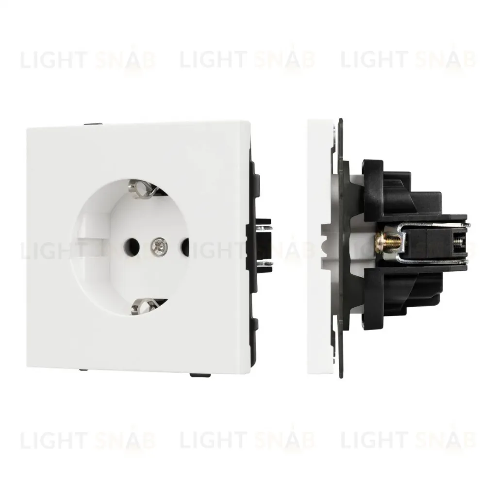 Механизм электрической розетки Arlight SCT-NOBE-MEU1-SFPL-WH (230V, 16A) 054276 054276