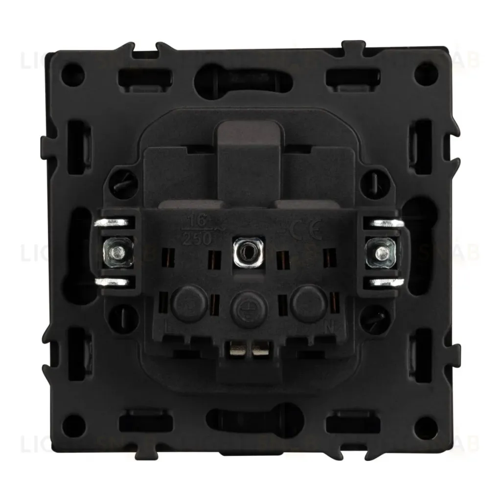 Механизм розетки влагозащищенный Arlight SCT-NOBE-MCP-SFPL-GR (230V, 16A) 054283 054283