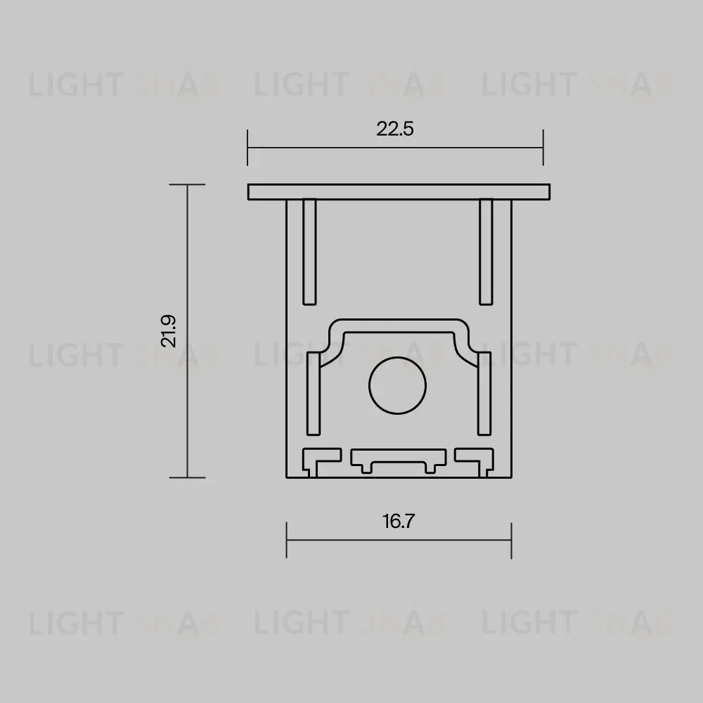 Комплект заглушек профиля 2шт Maytoni Led Strip 642051 642051