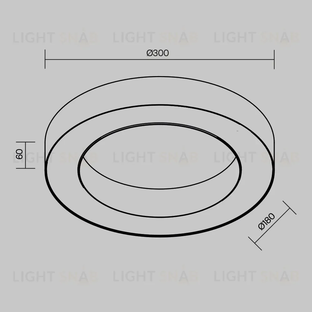 Потолочный светильник Maytoni Technical Lua C093CL-24W4K-W C093CL-24W4K-W