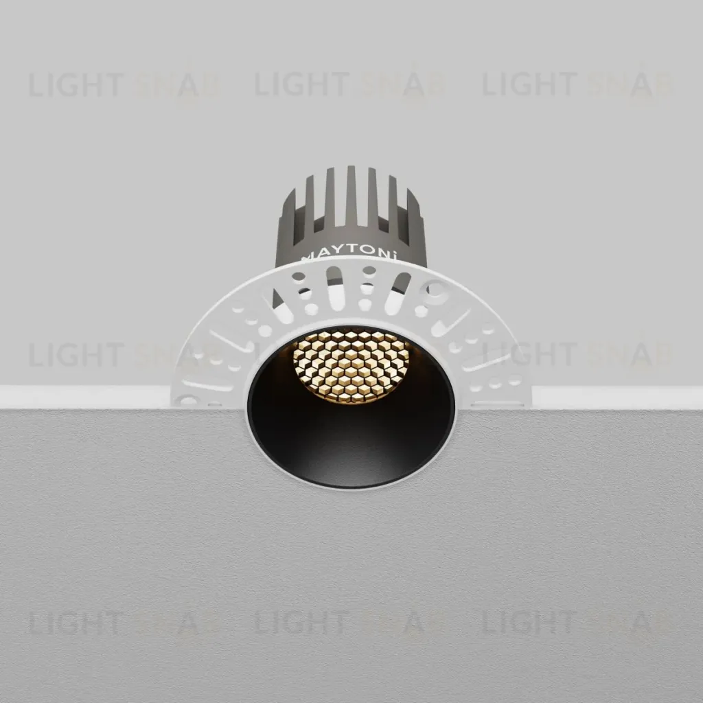 Встраиваемый светильник Maytoni Technical Dip DL119-10W-3K-TRS-B DL119-10W-3K-TRS-B