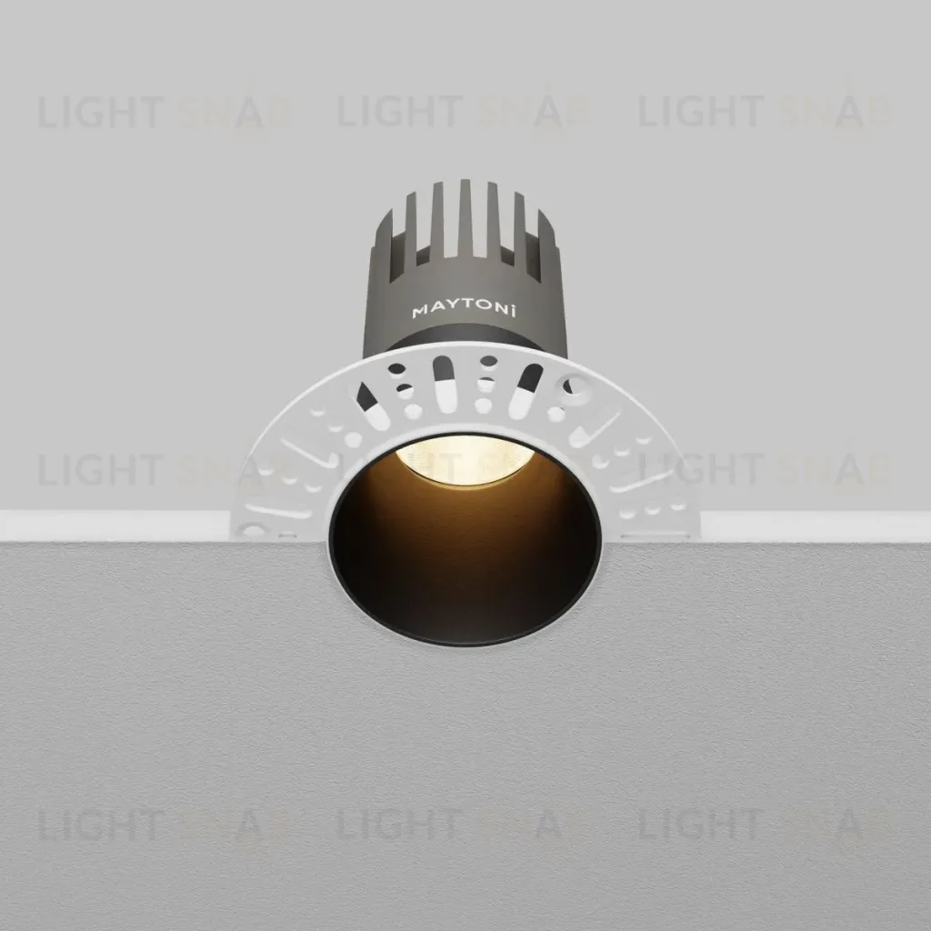 Встраиваемый светильник Maytoni Technical Dip DL120-10W-3K-TRS-B DL120-10W-3K-TRS-B