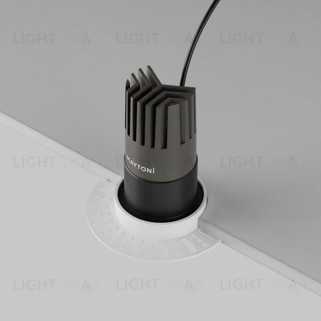 Встраиваемый светильник Maytoni Technical Dip DL120-10W-3K-TRS-B DL120-10W-3K-TRS-B