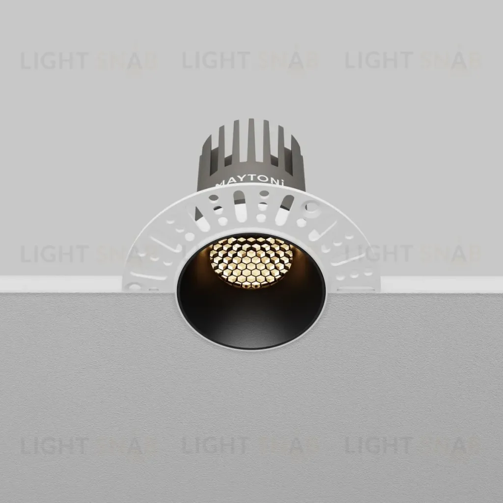 Встраиваемый светильник Maytoni Technical Dip DL124-10W-3K-TRS-B DL124-10W-3K-TRS-B