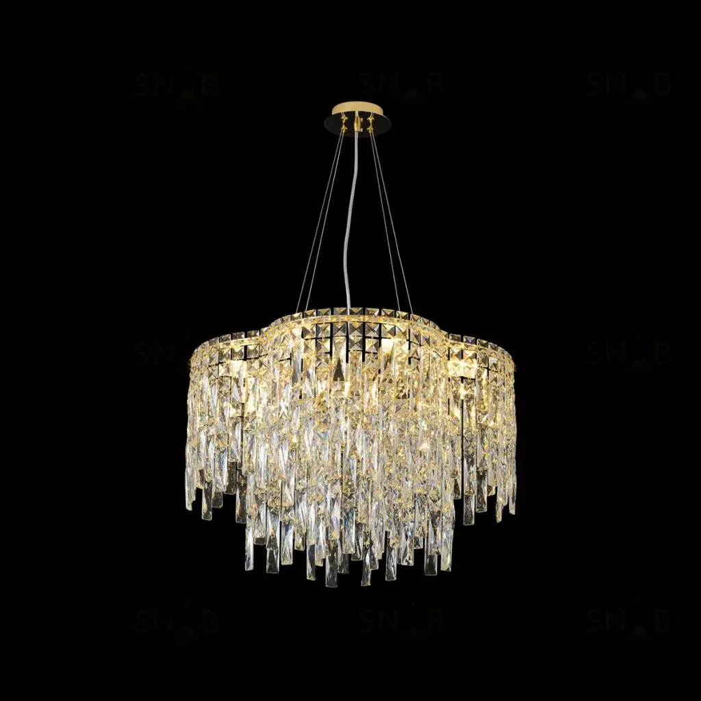 Подвесная люстра Crystal Lux ABRIL SP12 GOLD ABRIL SP12 GOLD