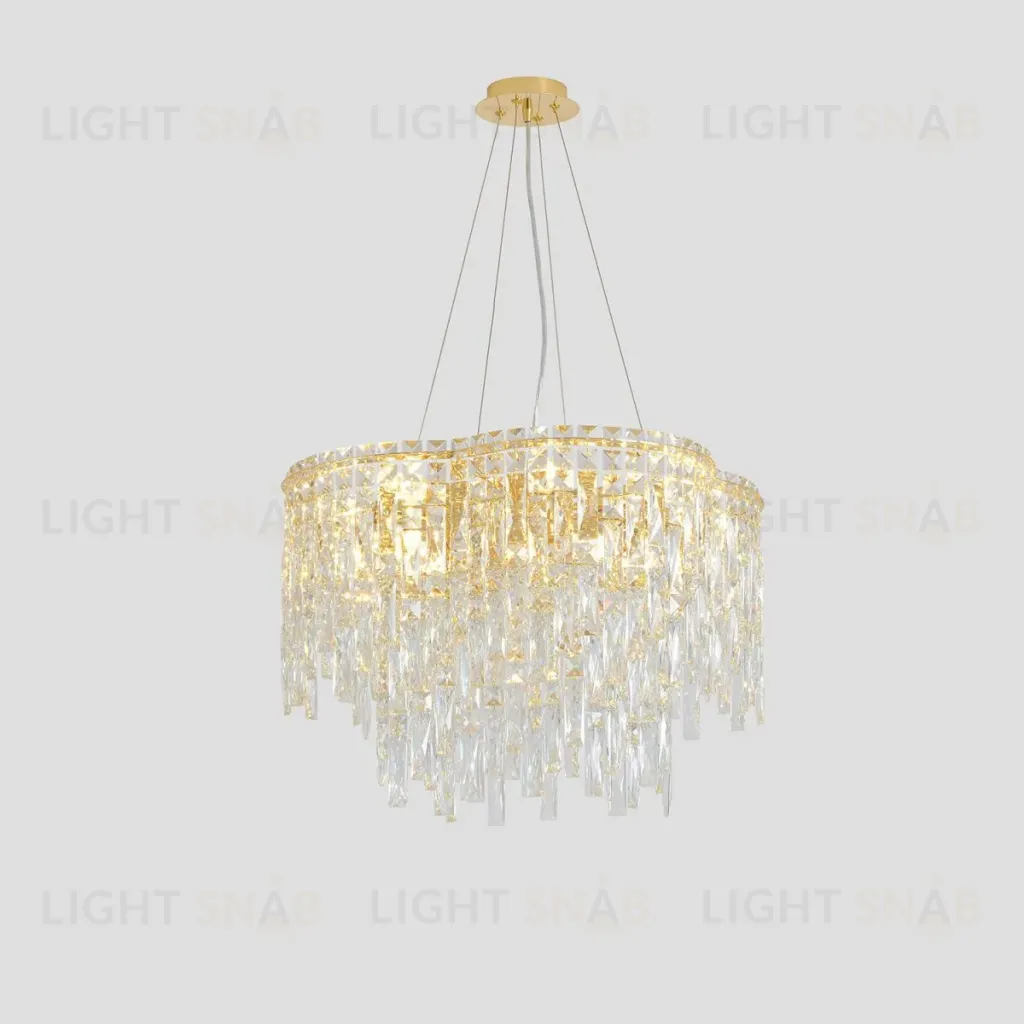 Подвесная люстра Crystal Lux ABRIL SP12 GOLD ABRIL SP12 GOLD