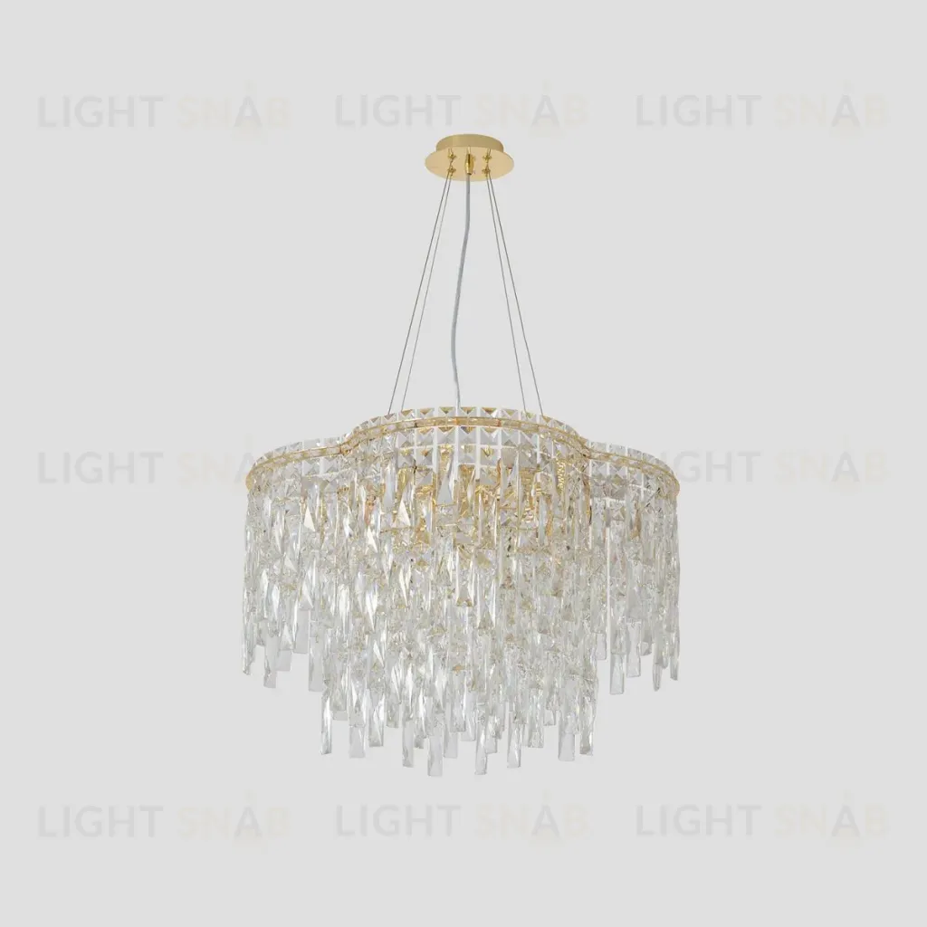 Подвесная люстра Crystal Lux ABRIL SP12 GOLD ABRIL SP12 GOLD