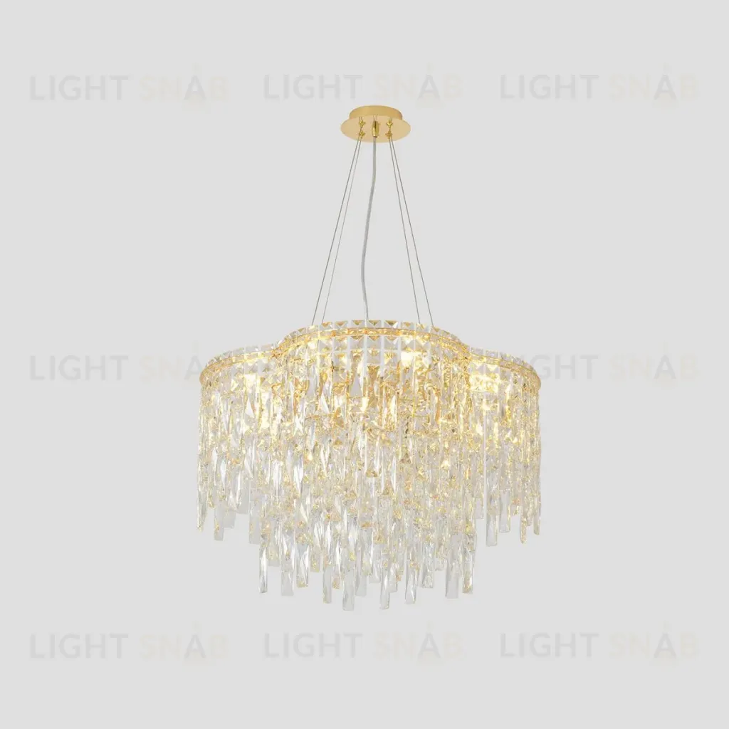 Подвесная люстра Crystal Lux ABRIL SP12 GOLD ABRIL SP12 GOLD