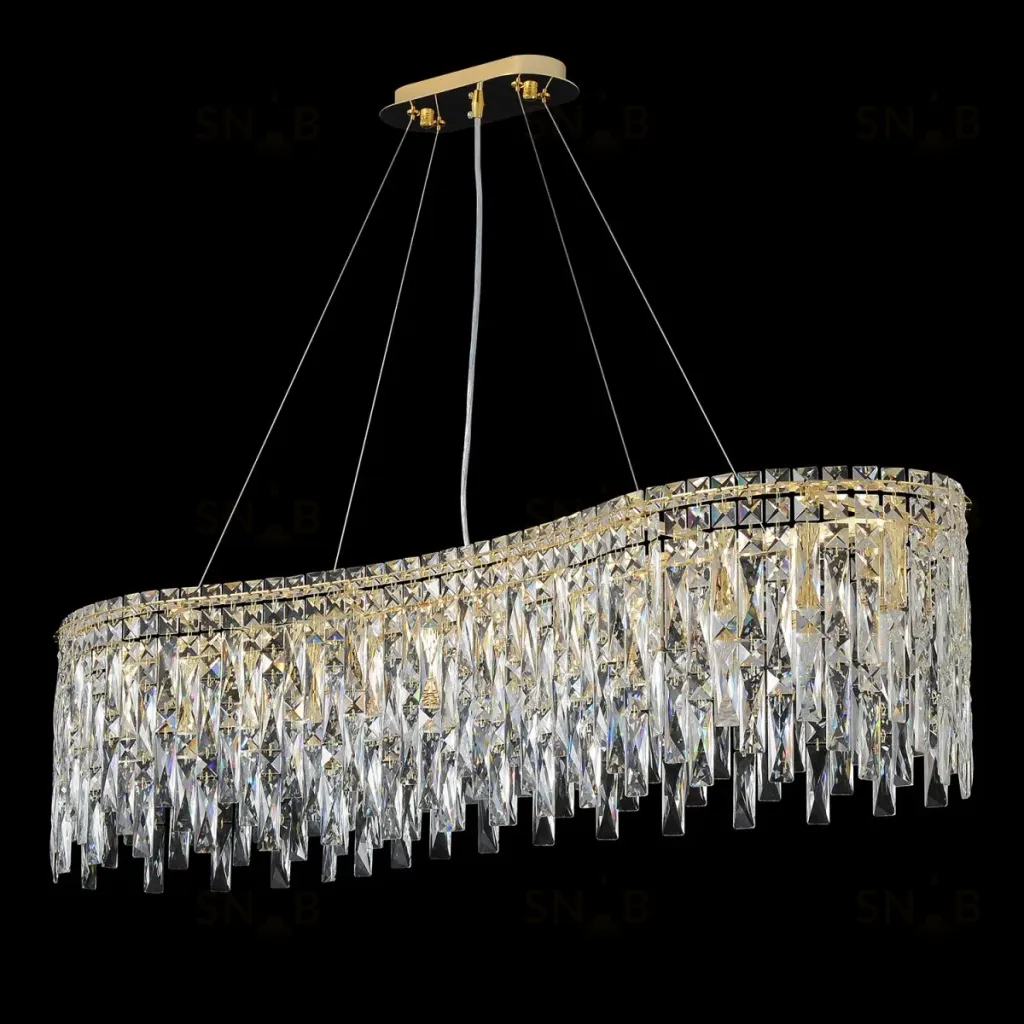 Подвесная люстра Crystal Lux ABRIL SP12 L1200 GOLD ABRIL SP12 L1200 GOLD