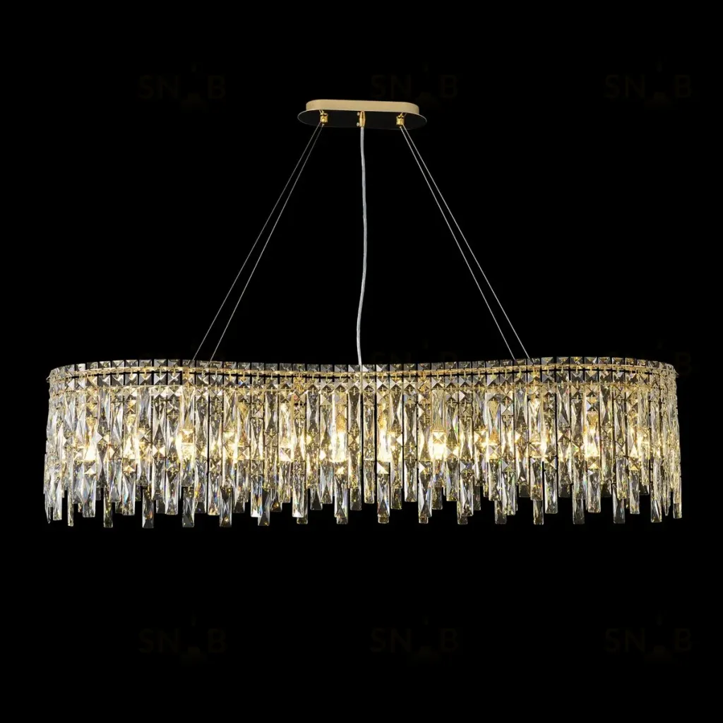 Подвесная люстра Crystal Lux ABRIL SP12 L1200 GOLD ABRIL SP12 L1200 GOLD