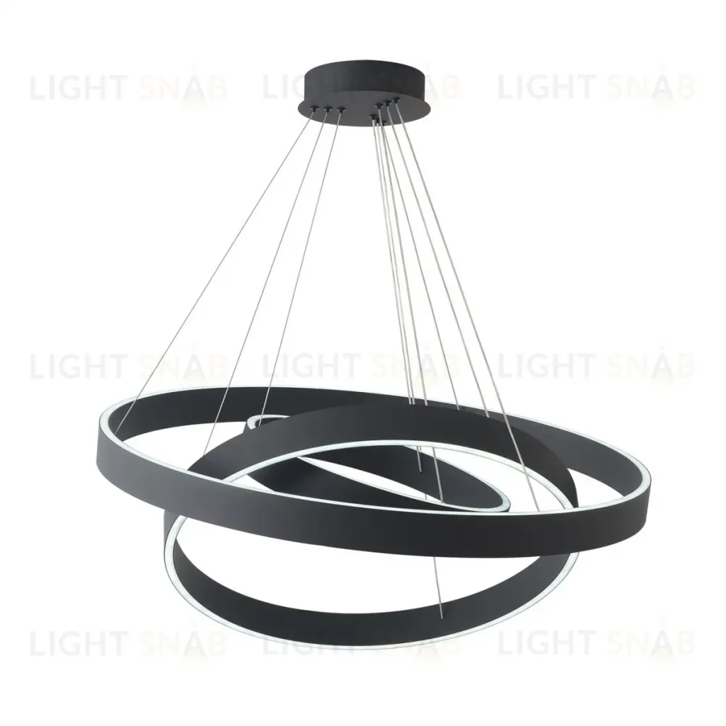 Подвесная люстра Crystal Lux TRON SP158W LED BLACK TRON SP158W LED BLACK