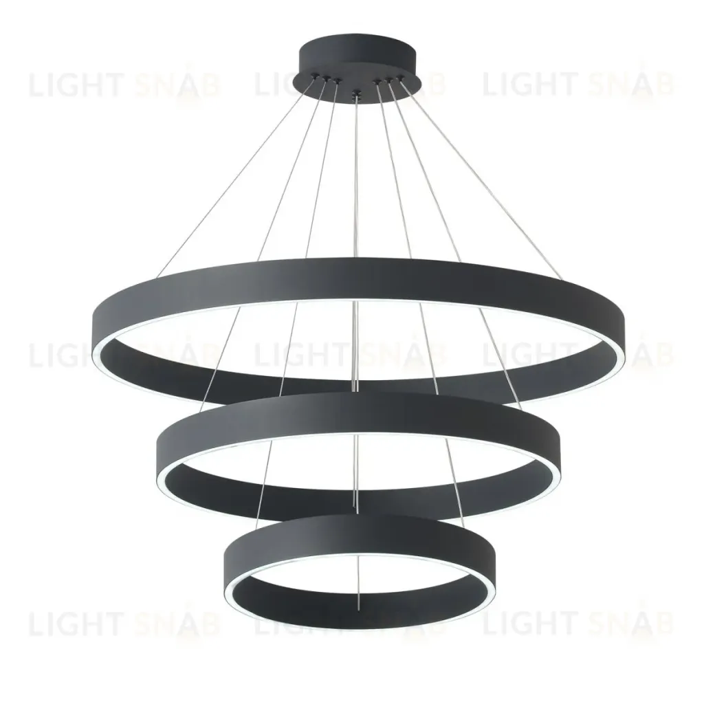 Подвесная люстра Crystal Lux TRON SP158W LED BLACK TRON SP158W LED BLACK