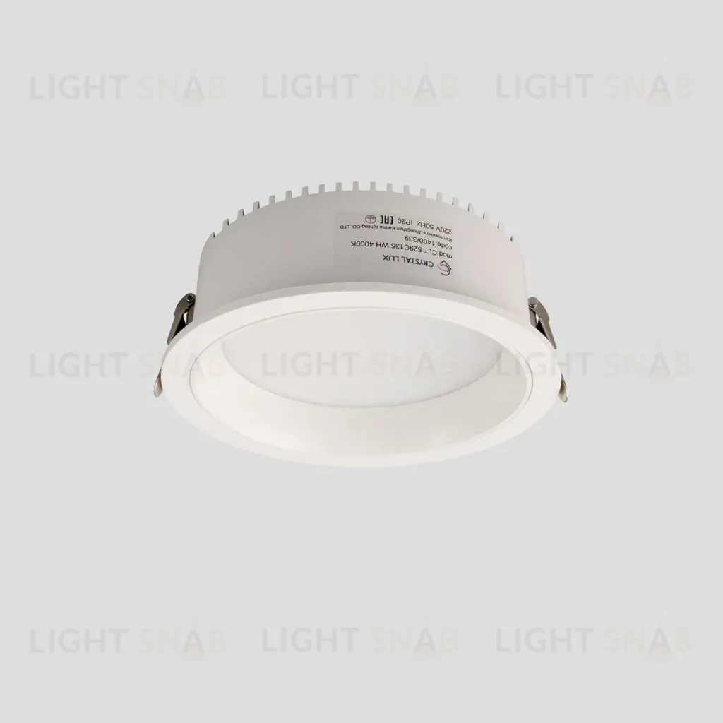 Встраиваемый светильник Crystal Lux CLT 529C135 WH 4000K CLT 529C135 WH 4000K