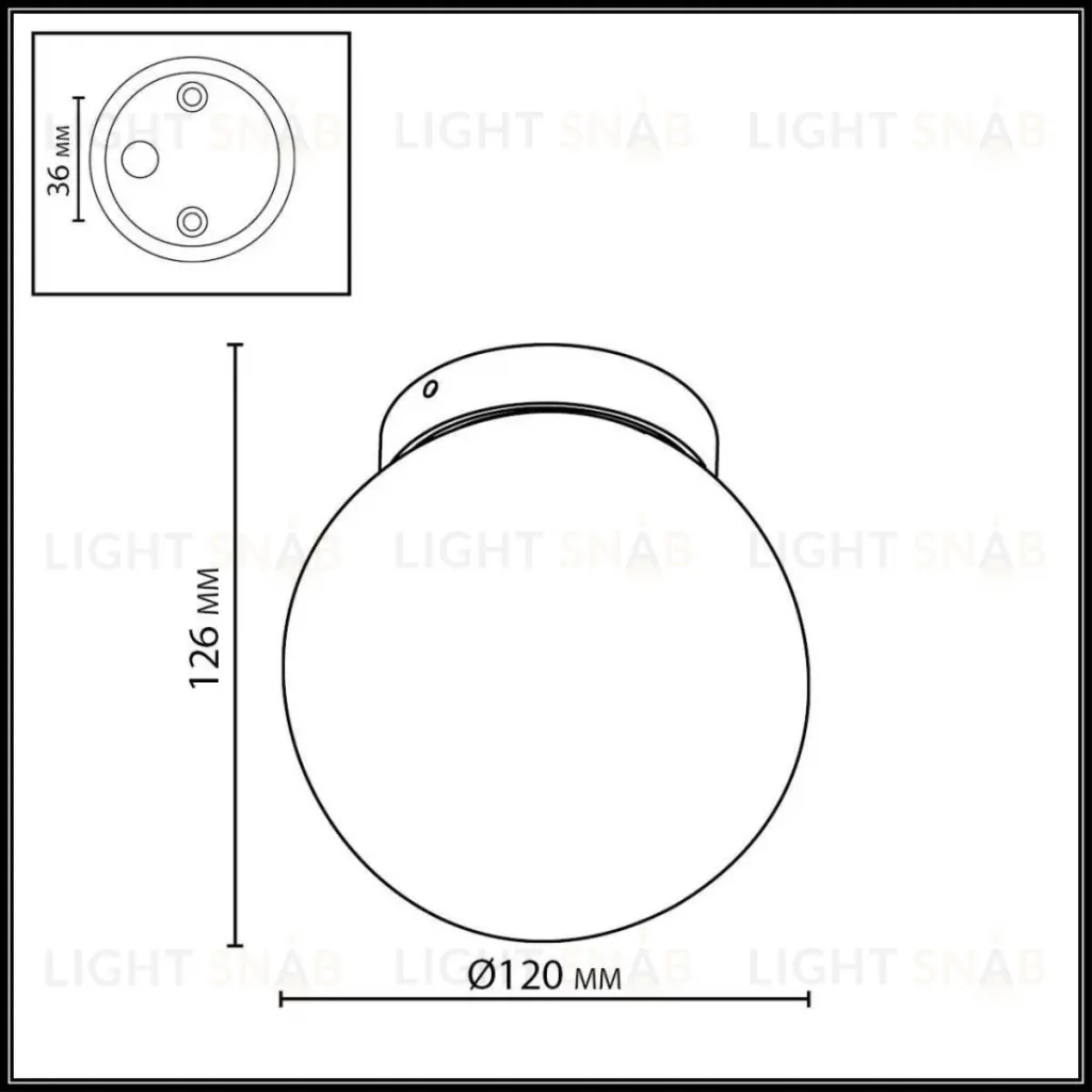 Уличный потолочный светильник Odeon Light Nature Viva 7124/1C 7124/1C
