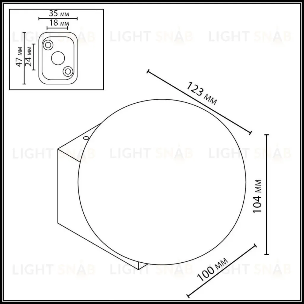 Уличный настенный светильник Odeon Light Nature Viva 7124/1WA 7124/1WA