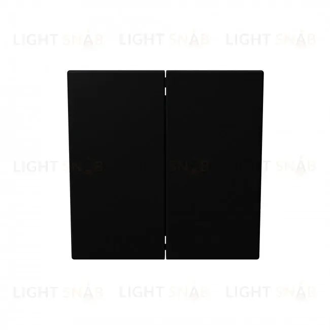 Выключатель двухклавишный 10A 250V с накладкой (soft touch) Jasmart FD3023PBM FD3023PBM