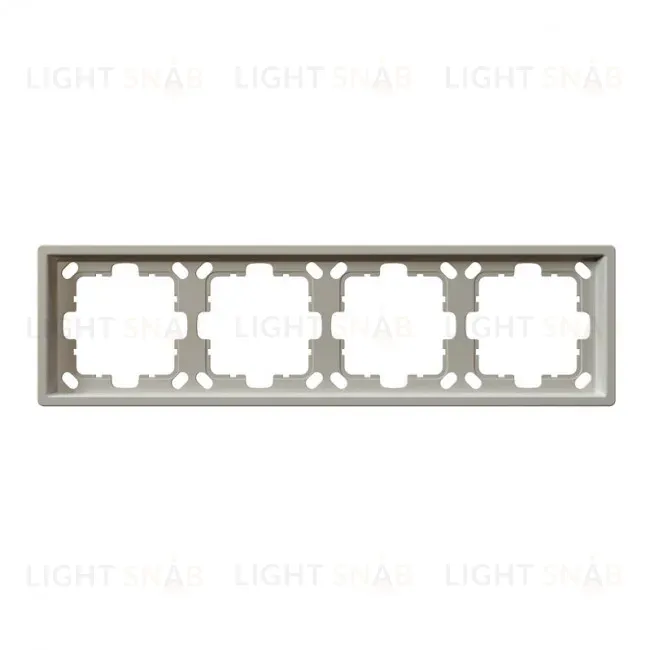 Рамка серия FD 4-постовая, цвет Сахара Jasmart FD1004SH FD1004SH