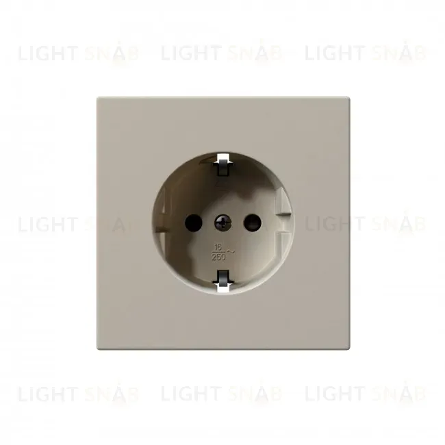 Розетка SCHUKO с защитными шторками 16A 250V 2P+T, цвет Сахара Jasmart FD5501SH FD5501SH