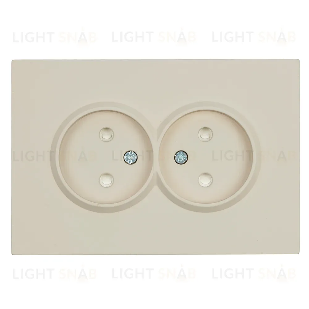 Розетка 2-местная с защитной шторкой Stekker Эмили б/з 250В 16А RST16-5116-08 кашемир soft touch 49903 49903