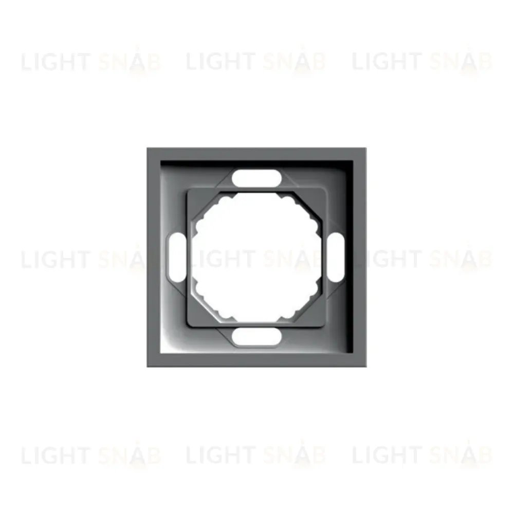 Рамка 1-местная Stekker Эмили PFR00-5001-09 антрацит soft touch 49936 49936