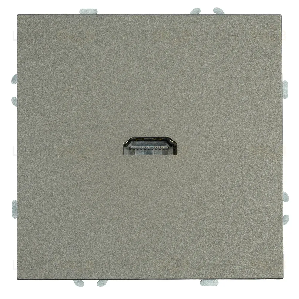 Розетка HDMI 2.0 Type A (механизм) Stekker Эмили RST00-5118-09 антрацит soft touch 50168 50168