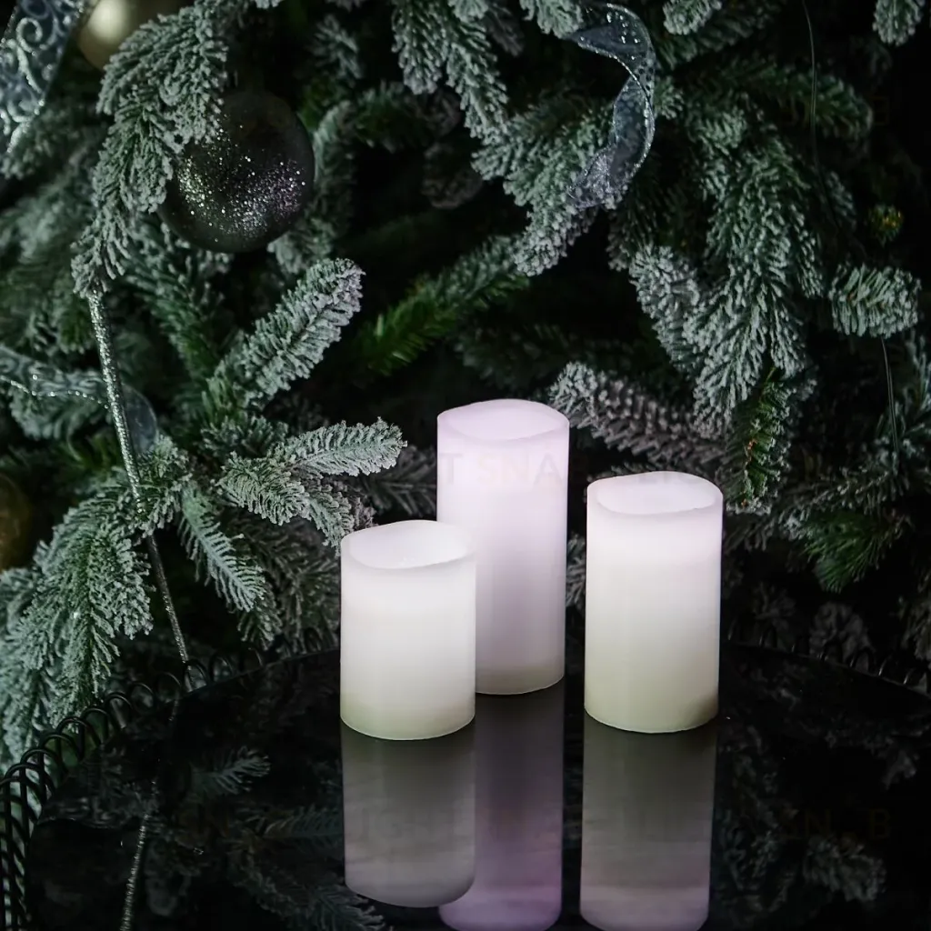 Набор свечей светодиодных Uniel ULD-F052 RGB RC CANDLE SET3 UL-00007259 ULD-F052 RGB RC CANDLE SET3