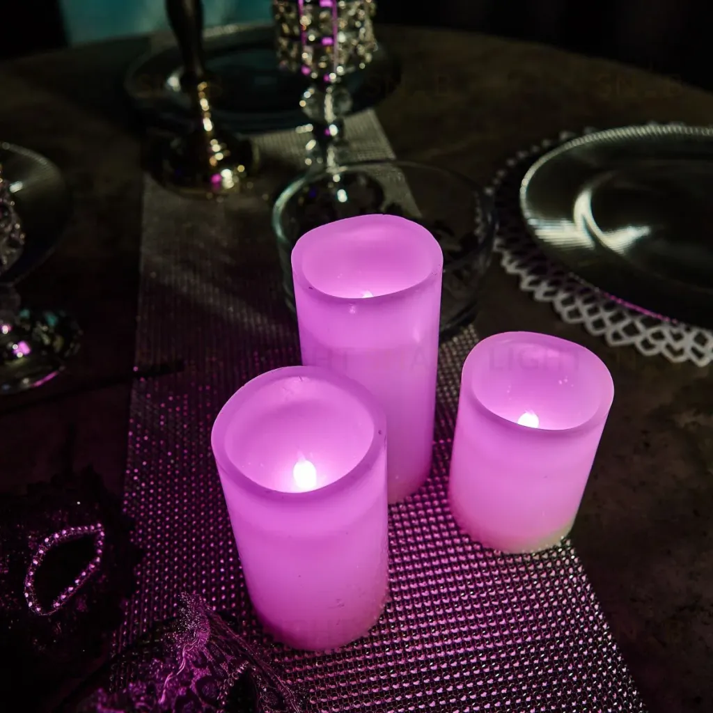 Набор свечей светодиодных Uniel ULD-F052 RGB RC CANDLE SET3 UL-00007259 ULD-F052 RGB RC CANDLE SET3