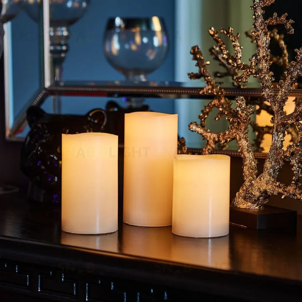 Набор свечей светодиодных Uniel ULD-F052 RGB RC CANDLE SET3 UL-00007259 ULD-F052 RGB RC CANDLE SET3