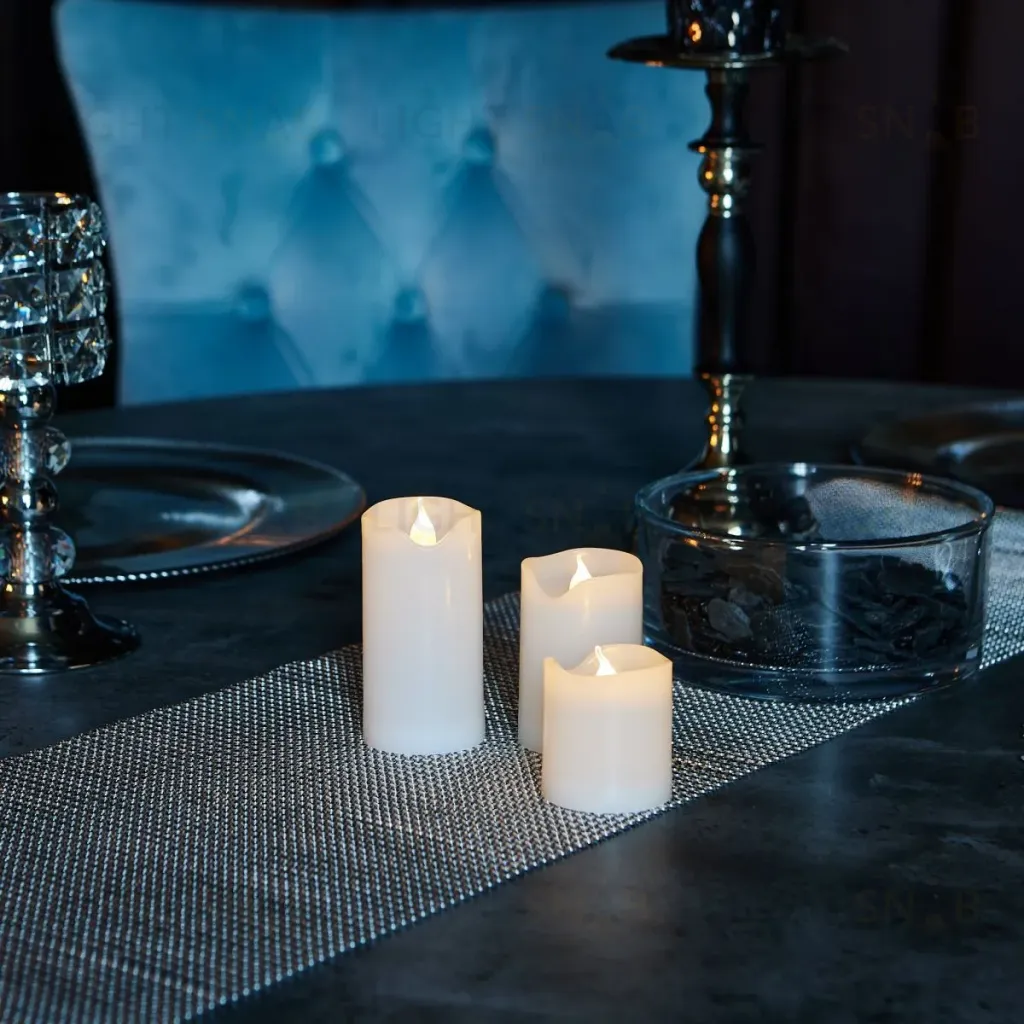 Набор свечей светодиодных Uniel ULD-F060 WARM WHITE CANDLE SET3 UL-00008593 ULD-F060 WARM WHITE CANDLE SET3