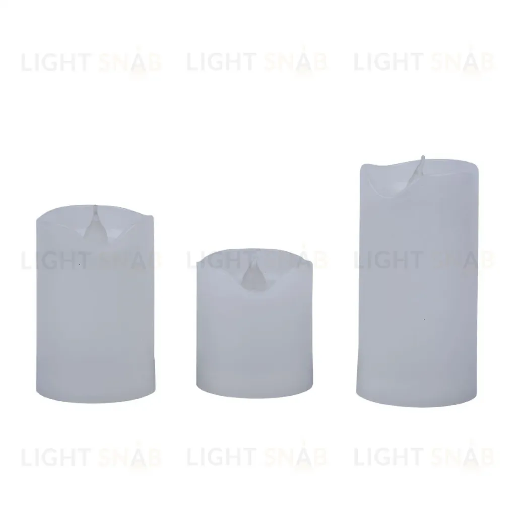 Набор свечей светодиодных Uniel ULD-F060 WARM WHITE CANDLE SET3 UL-00008593 ULD-F060 WARM WHITE CANDLE SET3