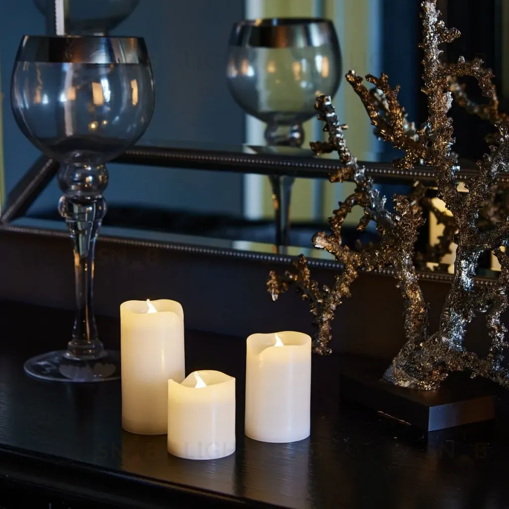 Набор свечей светодиодных Uniel ULD-F060 WARM WHITE CANDLE SET3 UL-00008593 ULD-F060 WARM WHITE CANDLE SET3