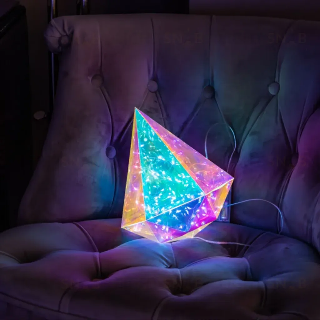 Светильник декоративный Брильянт на батарейках Uniel ULD-R507 3АА DIAMOND UL-00011057 ULD-R507 3АА DIAMOND
