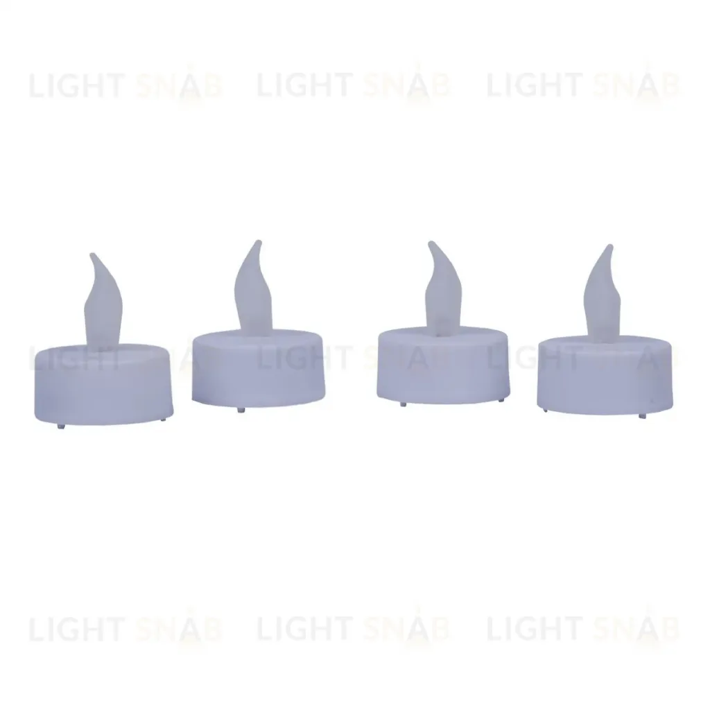 Набор свечей светодиодных Uniel ULD-F070 WARM WHITE TEACANDLE SET4 UL-00008592 ULD-F070 WARM WHITE TEACANDLE SET4