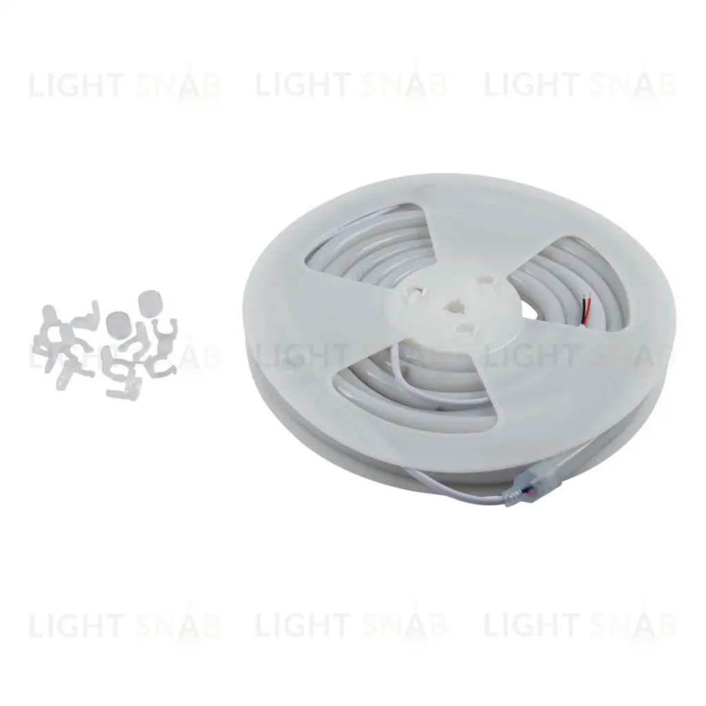 Комплект гибкого неона Uniel ULS-N40-2835-120LED/m-16mm-IP68-DC24V-10W/m-5M-3000K NEON SET01 UL-00012843 ULS-N40-2835-120LED/m-16mm-IP68-DC24V-10W/m-5M-3000K NEON SET01