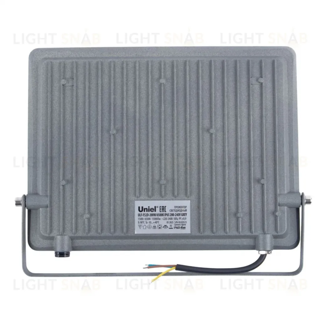 Прожектор Uniel ULF-F52D-200W/6500K IP65 200-240V GREY UL-00013060 ULF-F52D-200W/6500K IP65 200-240V GREY