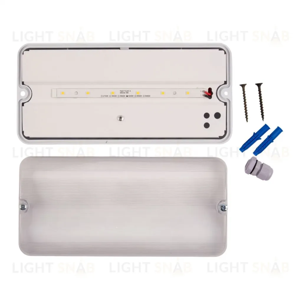 Светильник пылевлагозащищенный Uniel ULW-K25A 6W/4000K IP65 WHITE UL-00013350 ULW-K25A 6W/4000K IP65 WHITE