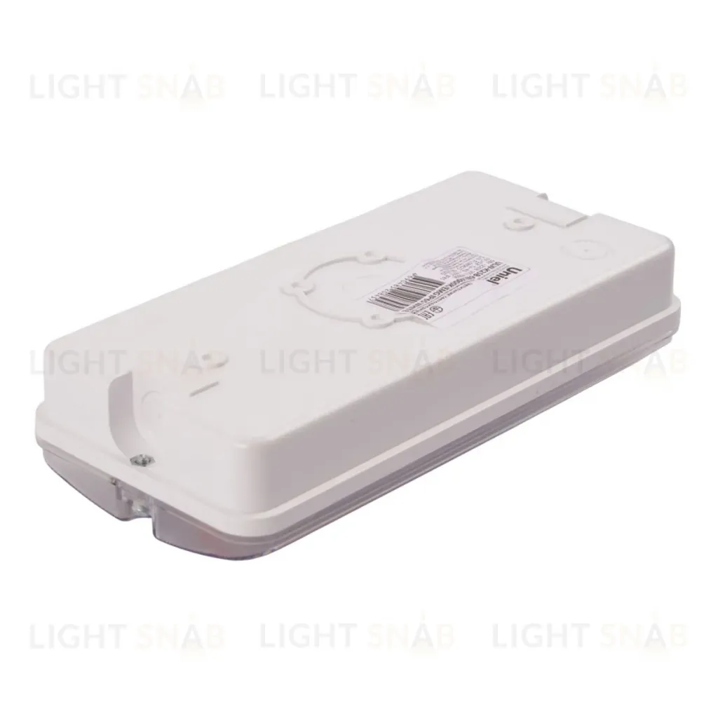 Светильник пылевлагозащищенный Uniel ULW-K25B 6W/4000K/EMG IP65 WHITE UL-00013352 ULW-K25B 6W/4000K/EMG IP65 WHITE