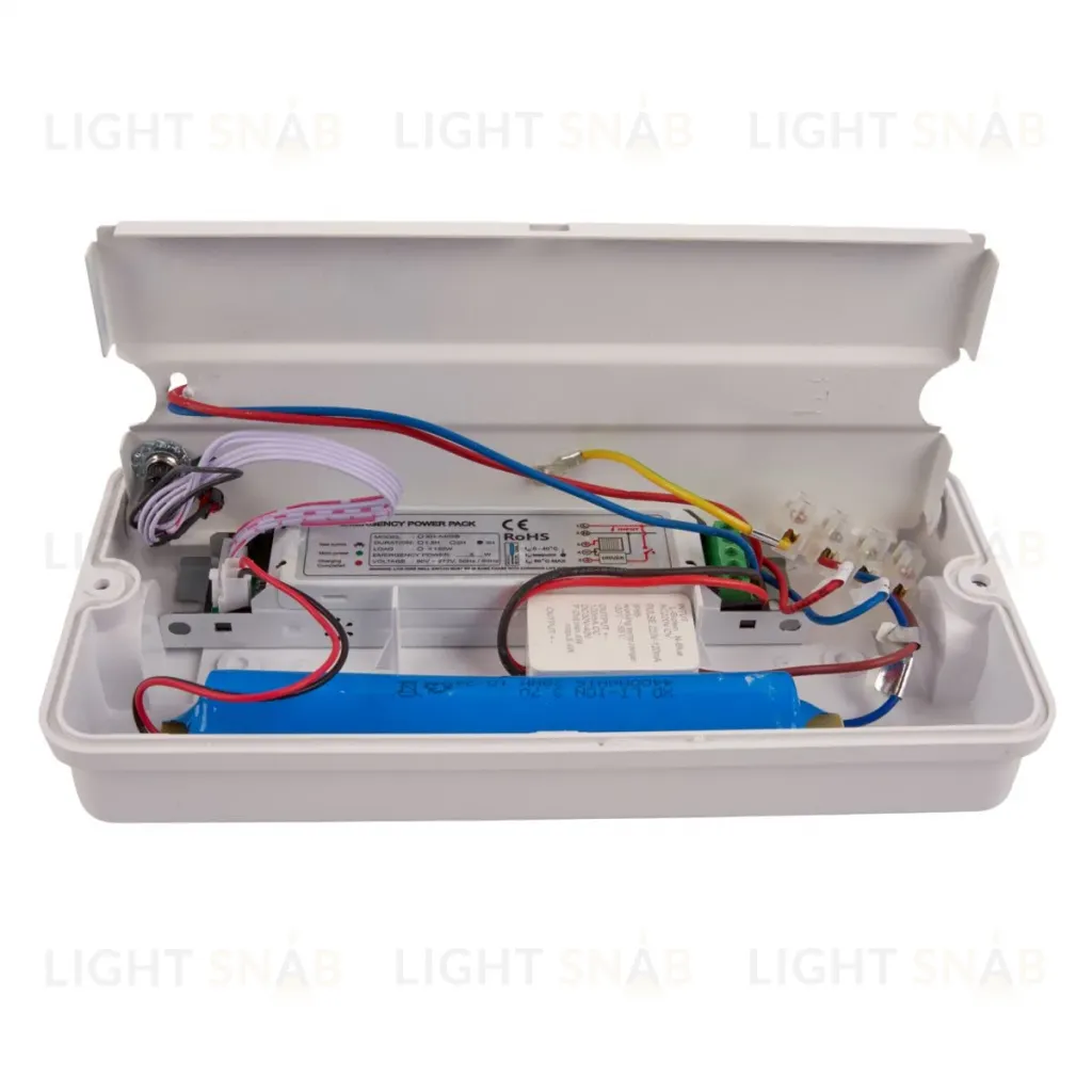 Светильник пылевлагозащищенный Uniel ULW-K25B 6W/4000K/EMG IP65 WHITE UL-00013352 ULW-K25B 6W/4000K/EMG IP65 WHITE