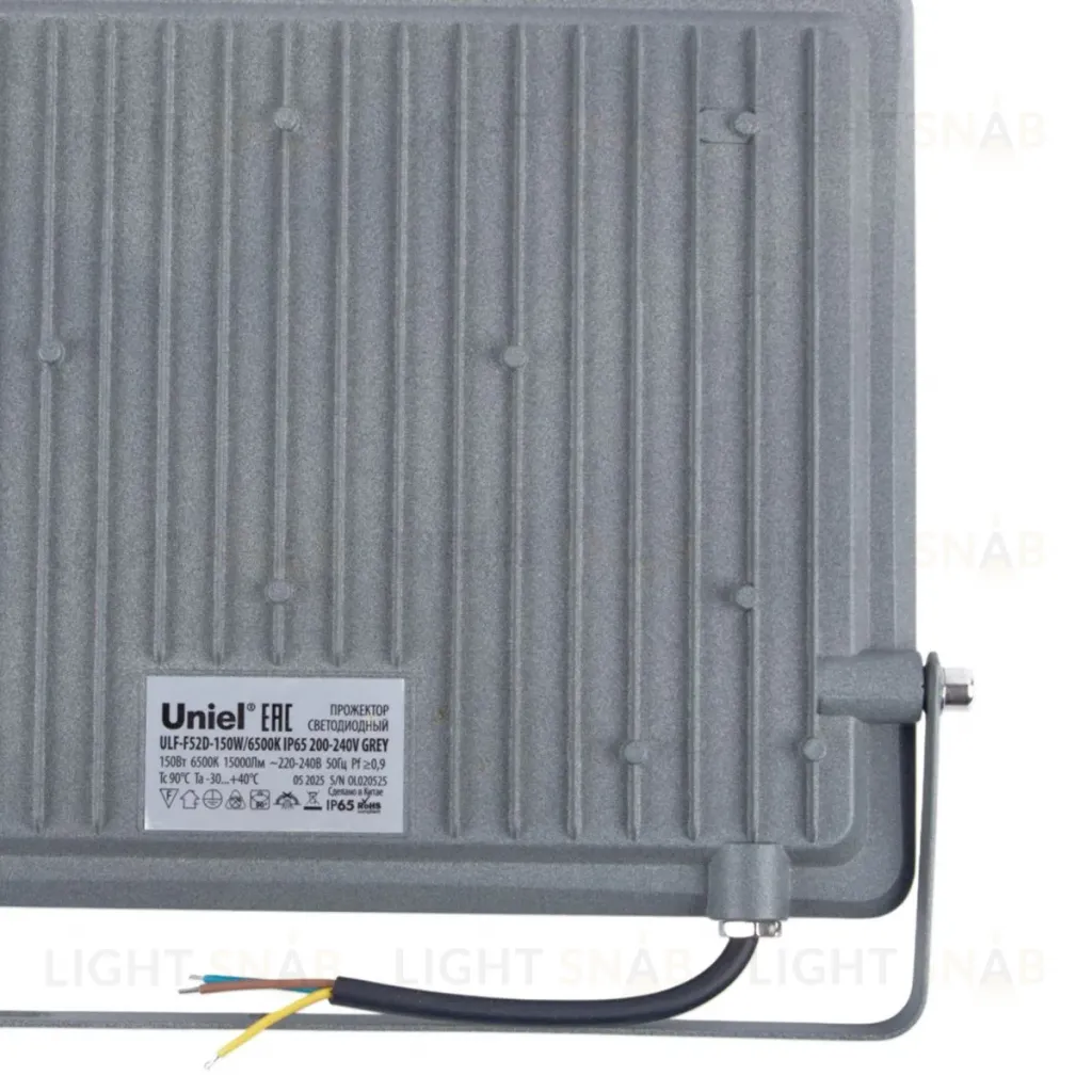 Прожектор Uniel ULF-F52D-150W/6500K IP65 200-240V GREY UL-00013059 ULF-F52D-150W/6500K IP65 200-240V GREY