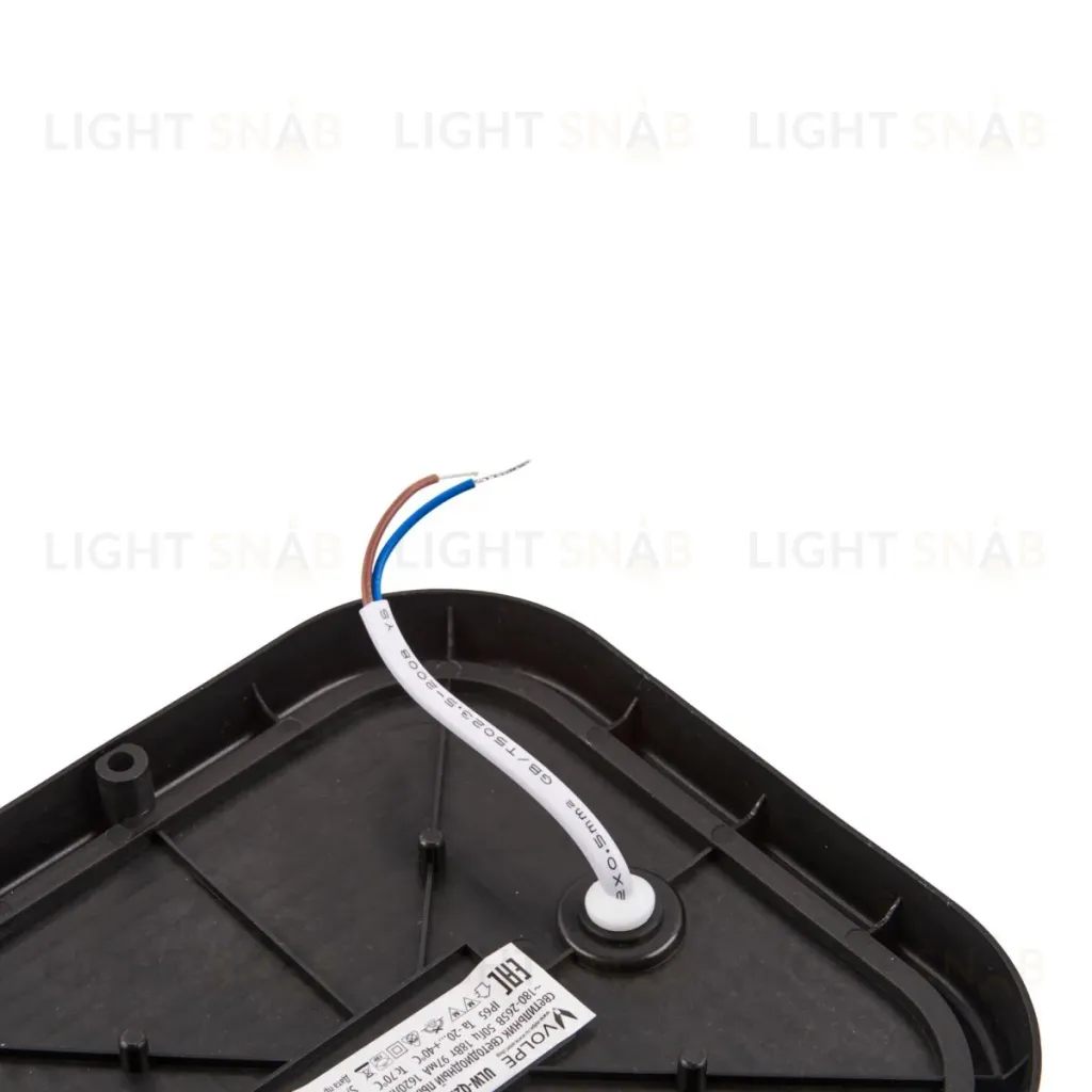 Накладной светильник влагозащищенный Volpe ULW-Q229 18W/4000K IP65 BLACK UL-00013194 ULW-Q229 18W/4000K IP65 BLACK