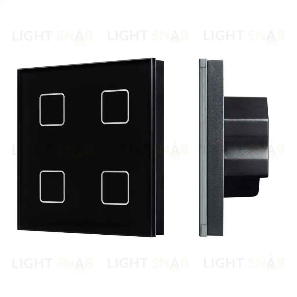 Сенсорная панель Arlight DALI-301-11-IN Black (BUS/24V, Backlight) (IARL, IP20 Пластик) 046573 046573