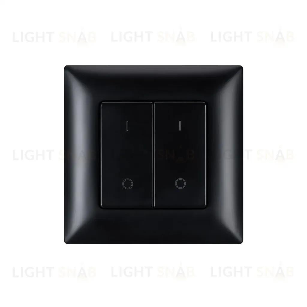 Накладная кнопочная панель 2.4 ГГц Arlight SMART-RF-801-22-2G-DIM-SUF Black (3V, 2.4G) (IARL, IP20 Пластик) 050446 050446