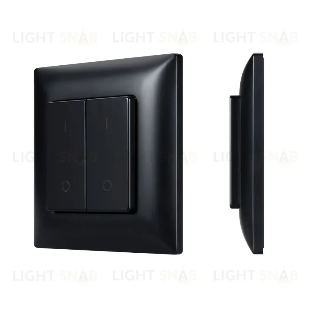 Накладная кнопочная панель 2.4 ГГц Arlight SMART-RF-801-22-2G-DIM-SUF Black (3V, 2.4G) (IARL, IP20 Пластик) 050446 050446